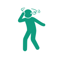 自律神経の乱れ・不調のピクトグラムアイコン